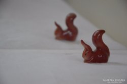 Miniatűr Hollóházi porcelán mókus