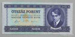 5db 1990-es 500 Forintos bankjegy sorszám követő