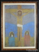 Szántó Piroska: Krisztus a kereszten, 1964