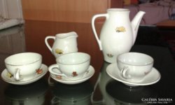 Hollóházi baba porcelán teás készlet 