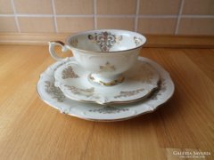 Régi Schumann Bavaria porcelán reggeliző csésze szett