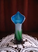 LEÁRAZVA! Muránói rétegelt, csavart váza