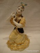 Gyönyörű Orosz porcelán táncosnő szobor