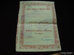 Belgium 250 frank 1912 Részvény Értékpapír