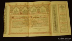 Sorsjegykölcsön 5Ft-ról a Budapest-lipótvárosi bazilika 1886