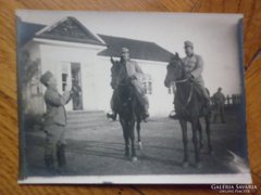 II.világháborús eredeti lovas huszár katona fénykép