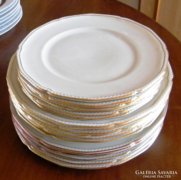 18 db KÖNIGLICH TETTAU  porcelán tányérok, antik PAGI