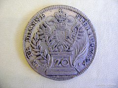 1755 20 Krajcár Austria EZÜST