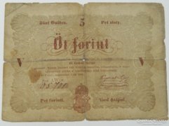 Kossuth 5 forint 1848/1
