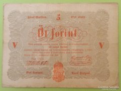 Kossuth 5 forint 1848/3