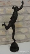 46 cm magas Hermes spiáter szobor 