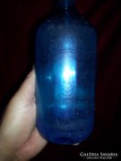 Kék savmaratott Szódásüveg