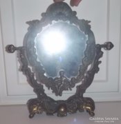 DÍSZES MUTATÓS Antik asztali tükör