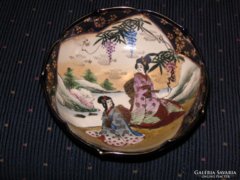 Japán  porcelán tálka  , jó kvalitású  decorral
