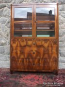 Antique bieder chest of drawers with a mirror