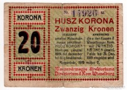 Mosonvármegye direktóriuma 20 Korona - 1919