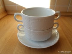 Seltmann Weiden Bavaria porcelán leveses csésze + alátét