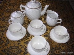 Zsolnay, antique tea set from the 1910s