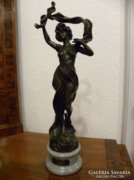 Tavasz - Szecessziós Bronz szobor ( PaLadini - 1912 )
