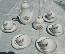 Bulgarian floral coffee and tea set