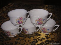 Zsolnay elf-eared tea cups