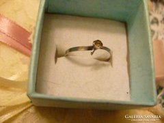 Dán kis ezüst gyűrű