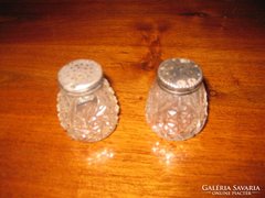 Antik só és bors tartó ezüst teteje