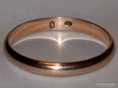 Magyar fémjeles 6 karátos arany karikagyűrű 1,8 g