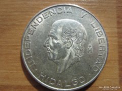 Mexikó ezüst érme 1955-1957 5 pesos .720AG 18gramm