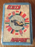 Autóskártya - Autó kvartett autós kártya 1968 -ból 