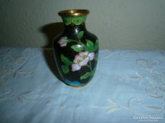 Cloissoné zománc (Rekesz zománc) váza