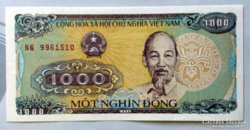 Vietnam 1000 Dong 1988 UNC