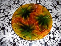 Schramberg majolika süteményes tányér