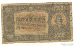 1000 korona 1923 I.