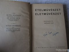 SZAKÁCSKÖNY HATVANY LILI ÉTELMŰVÉSZET ÉLETMŰVÉSZET