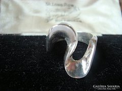 Csavart ezüst gyűrű