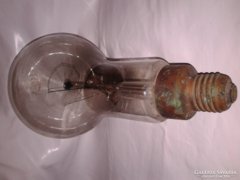  antik villanykörte, réz foglalatos Tungsram izzó 300 W 