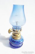 Kék üveg olaj lámpa