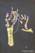 0E949 Old Caricature of the Devil by Csics 939