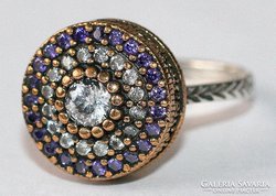 Turbánt formázó ezüst gyűrű