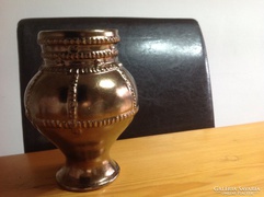 Zsolnay bronz eozin váza