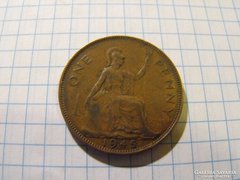 Szép Angol 1 Penny 1945 !!  ( 3 )