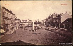 Képeslap Szolnok - Piac tér 1911