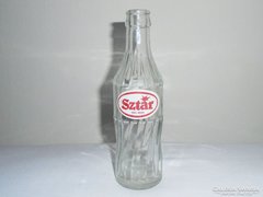 Sztár üdítős üveg palack - festett felirat - 0.2 liter