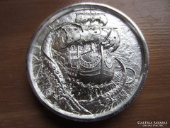 2 uncia ezüst érme USA Privateer Kalóz/Kraken CSODASZÉP!