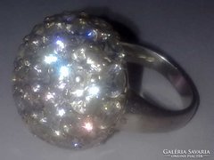  Ezüst gyűrű különlegesség lenyűgöző méretekkel 