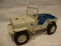 Kulcsos lemez játék autó Jeep dzsip