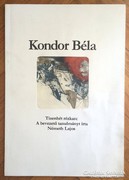 Kondor Béla 17 rézkarc - mappa / album