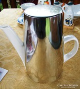 Melitta porcelán tea kiöntő, melegen tartó búrával 23 cm
