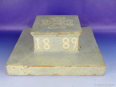 0F430 Antik cserépkályha csúcsdísze 1889